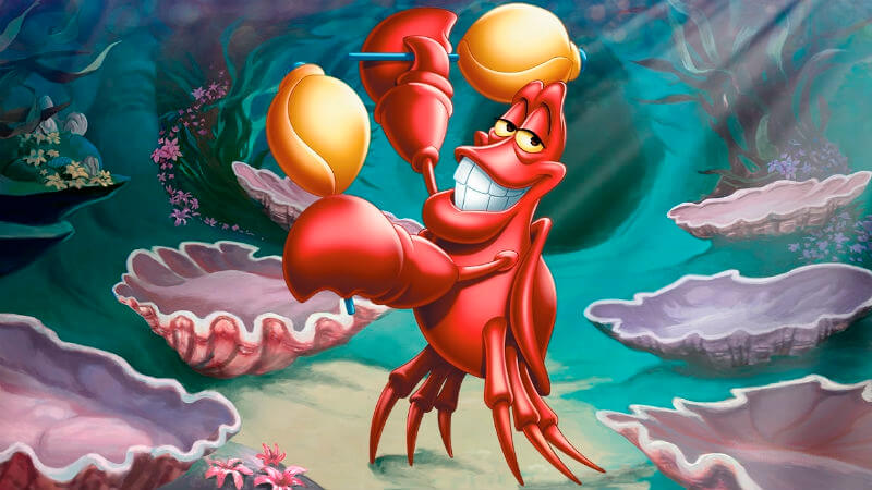 Bild der Krabbe Sebastian