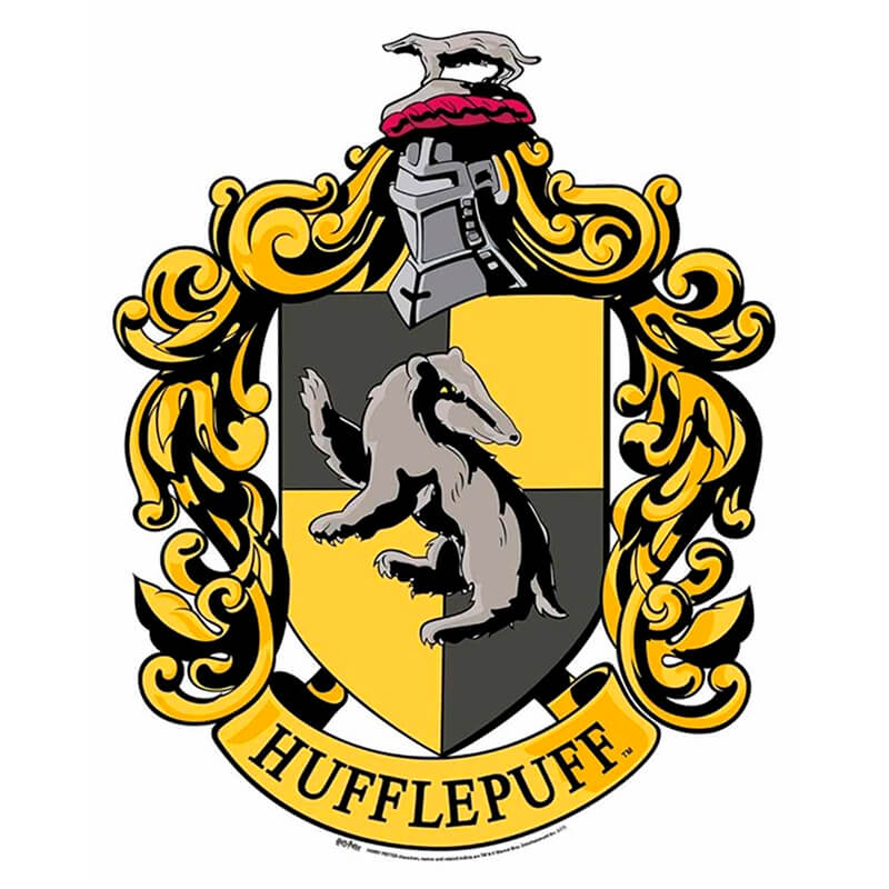 Dachsdarstellung im Hufflepuff-Logo